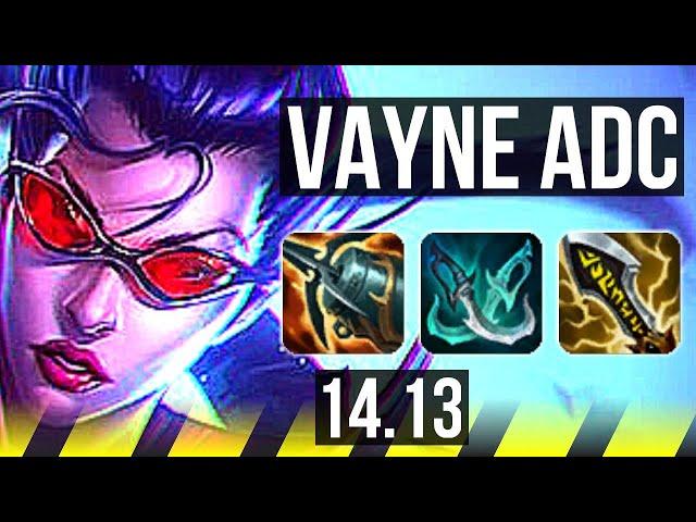 VAYNE & Nautilus vs JINX & Leona (ADC) | Rank 8 Vayne, Dominating | TR Challenger | 14.13