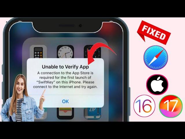 How To Fix "Unable To Verify App "Error on iphone || An Internet Connection is Required (2024)