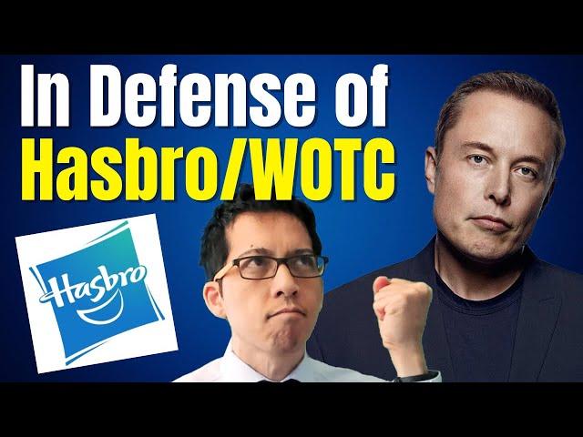 Defending Hasbro/WOTC's stance against bigotry and fascist Elon Musk (the D&D Twitter/X controversy)