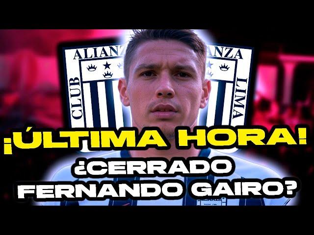 #LOÚLTIMO ¡¿Alianza Lima Cerró la Compra de Fernando Gaibor?!