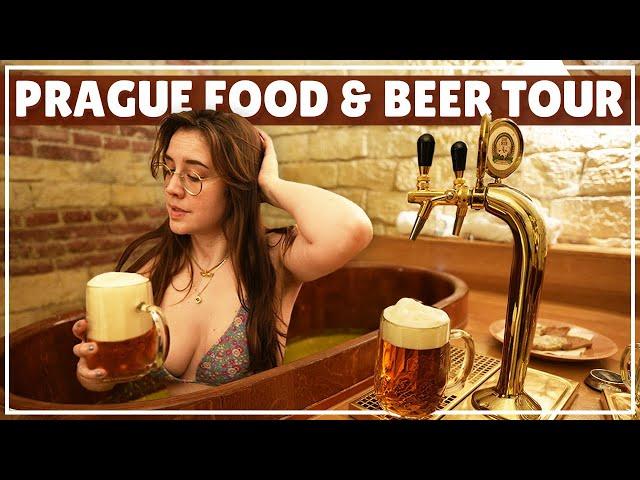 Our Ultimate Prague FOOD & BEER Tour! Must Try Czech Restaurants, Dishes, & Spas | Czech Republic