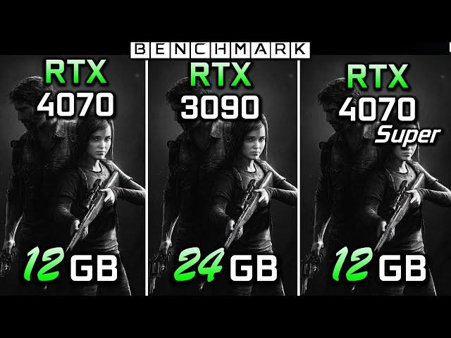 RTX 4070 vs RTX 3090 vs RTX 4070 Super / 1440p / Gaming Test in 10 Games / Benchmark