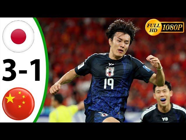 Japan vs China 3-1 - All Goals & Highlights - 2024 HD