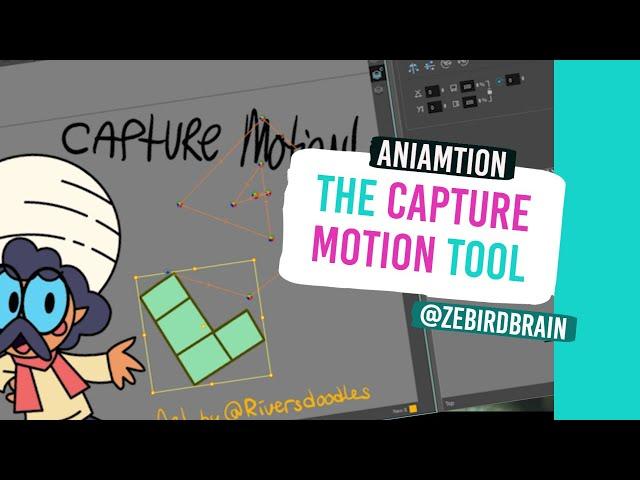 ANIMATION - How to animate things on a traced path (Capture Motion) (Harmony21+)