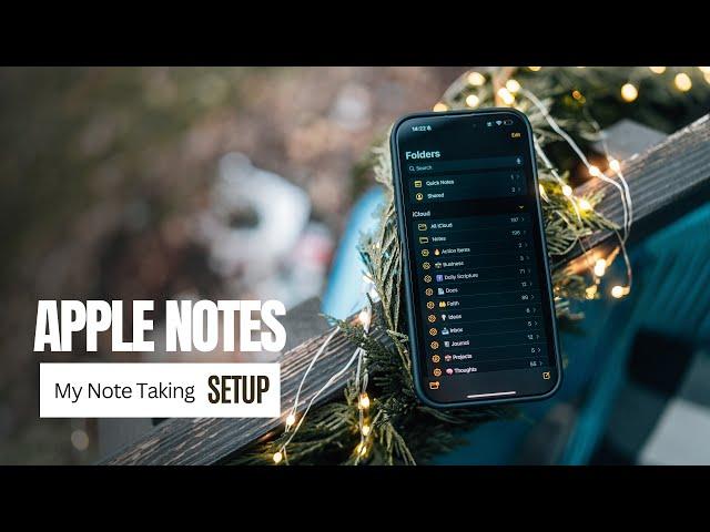 How I Use Apple Notes To Organize My Life