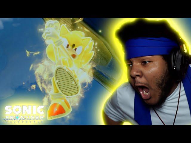 FINAL FANTASY SONIC X TO THE MAX!!! | Super Sonic Vs. Knight Boss Fight REACTION | Sonic Frontiers