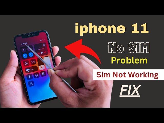 iPhone 11 No SIM Problem fix!iPhone 11 after dropping SIM not working