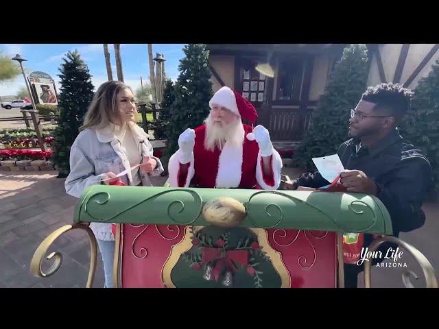 Christmas Angel: Emma and Darrell earned their wings (and met SANTA)!