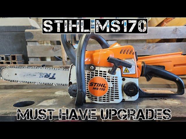 Stihl MS170 | Cheap Must Have Upgrades | Huge Improvements #stihl