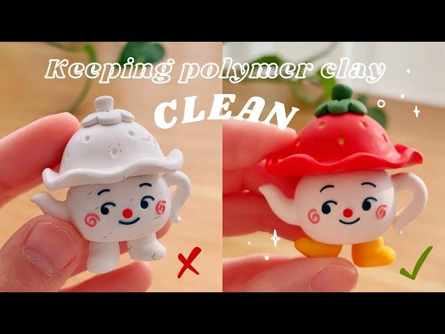 How to Keep Polymer Clay Clean ･ﾟ