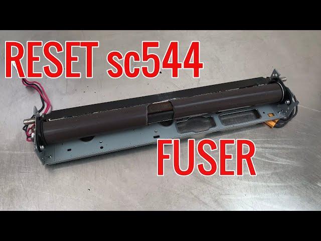 Fuser counters RESET sc544 RICOH MPC4502 MPC5502 MPC3502 MPC3002