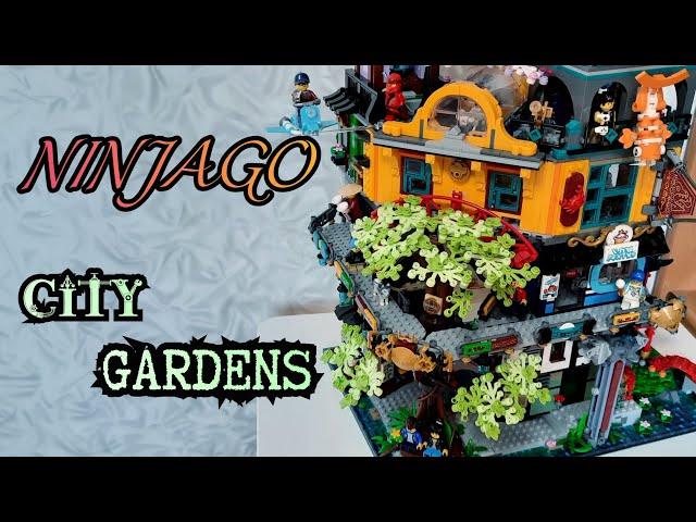 Обзор на ОГРОМНЫЙ набор Lego (71741) Сады Ниндзяго Сити / NINJAGO CITY GARDENS