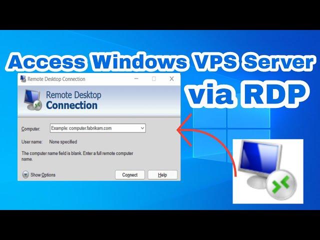 How to Access Windows VPS Server via RDP