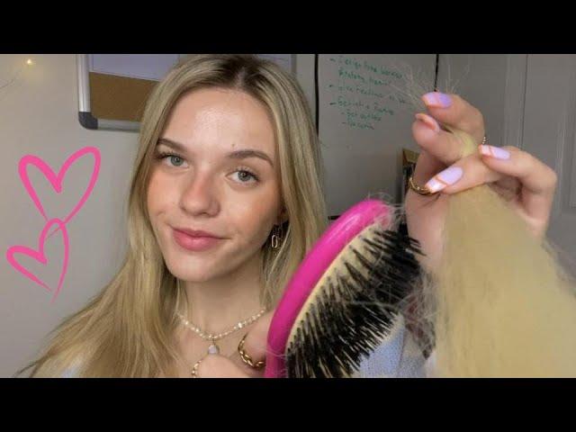 ASMR Playing With Your Hair In Class 