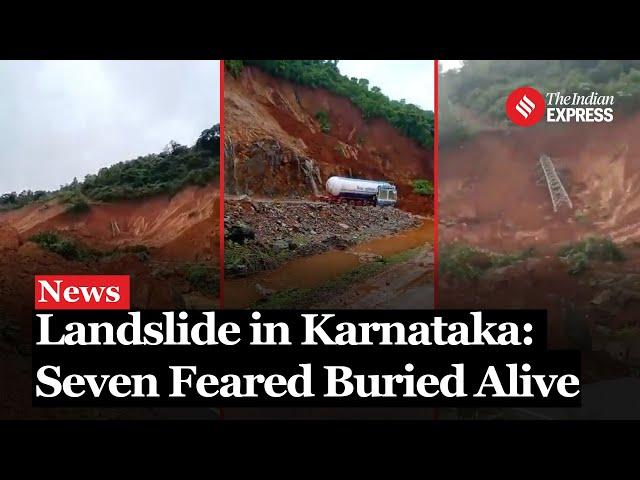 Karnataka Landslide: 7 people are feared buried after a landslide with ongoing rescue operations