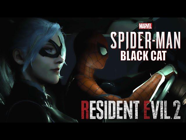 Spider-man and Black Cat in Raccoon City! Resident Evil 2 Remake