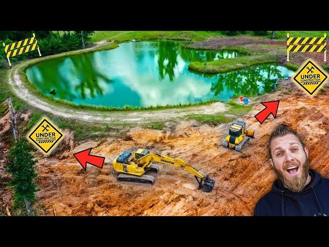 DESTROYING My Backyard Pond…to make it better!! ( part 1 )