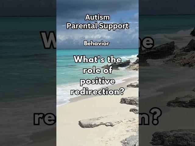 Positive Redirection - Autism Parental Support #autismfamily #autismparenting