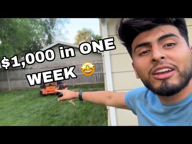 Can you MAKE MONEY MOWING LAWNS? | Lawn Care SUCCESS STORY