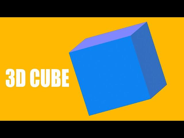 How to Make a Quick 3D Cube in Adobe Illustrator Tutorial