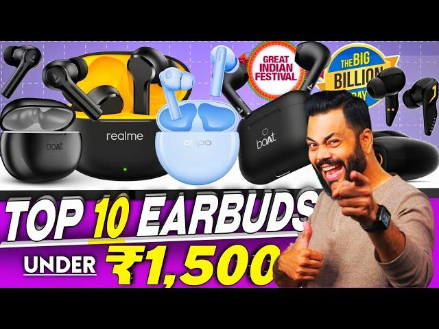 Top 10 Best Earbuds Under 1500 Big Billion Day & Amazon Great Indian Fastival Sale 2024