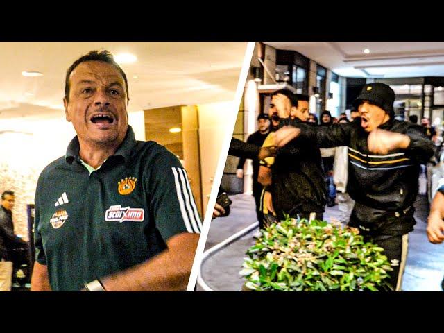 Fener Fans Interrupt PAO Arrival & Coach Ataman Is FURIOUS!! 