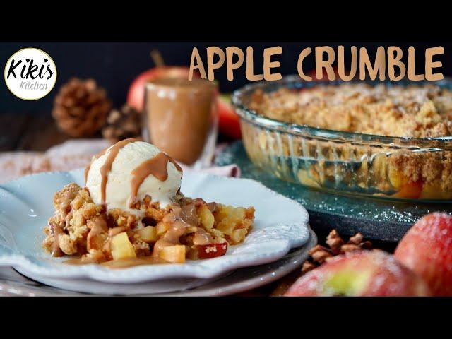 5 Minuten Apple Crumble / schmeckt wie Apfel Streuselkuchen / Apfel-Rezepte 