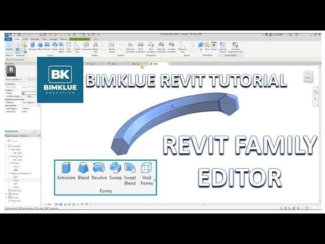 REVIT TUTORIAL - FAMILY EDITOR