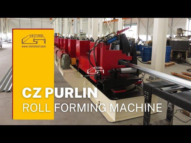 CZ PURLIN ROLL FORMING MACHINE | Vietsteel Co., Ltd.