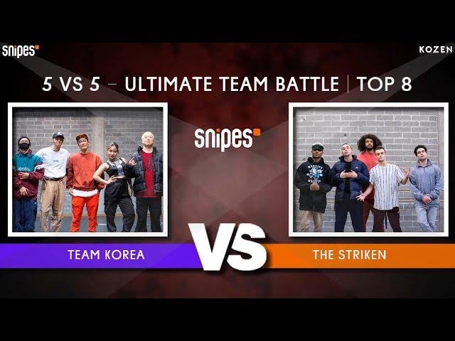 SNIPES FUNKIN STYLEZ 2019 - ULTIMATE TEAM BATTLE -  BEST 8 -  Korea vs. The Striken