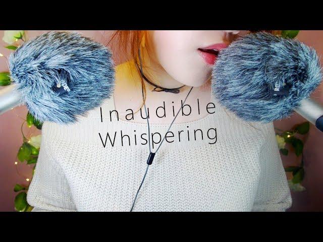 ASMR Soft Inaudible Whispering  & Windscreen Cutting