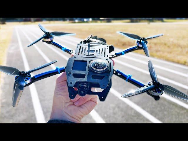 INVISIBLE DRONE! X-Knight 360 FPV Quad HD Digital VTX - REVIEW