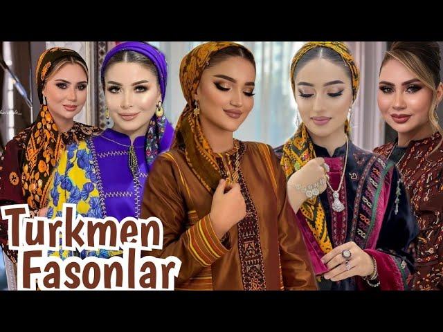 Saylanan owadan her durli turkmen moda koynek fasonlar 2024 | turkmen fason