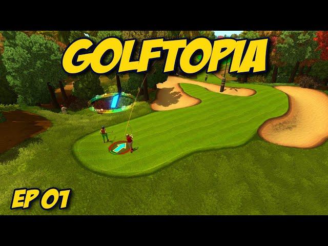 Let's Try Golftopia Futuristic Golf Course Management Game. ScottDogGaming