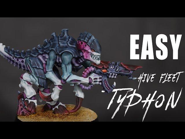 The EASIEST Hive Fleet Typhon tutorial using only Xpress Color paints