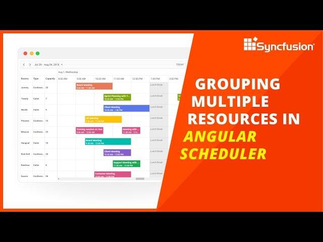 Grouping Multiple Resources in Angular Scheduler