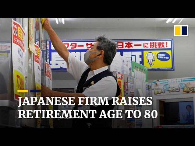 Japanese electronics retailer to let employees keep working until age 80 as labour force shrinks