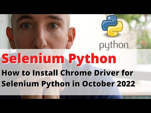 Selenium Mac Installing Chrome Driver Web Driver on Mac and running selenium in python.