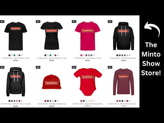 The Minto Show Store!  Order Now!