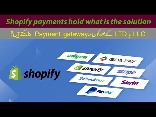 Shopify Payment hold | What is the solution for hold payment in Shopify | LLC or LTD payment gateway