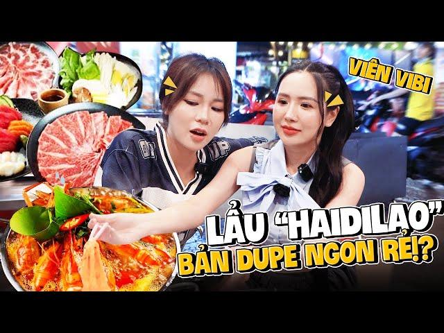 24H ăn lẩu cay đường phố chuẩn vị Haidilao. MisThy, Viên Vibi bất ngờ với dĩa bò wagyu siêu rẻ!?