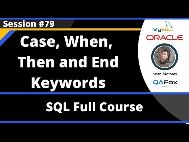 SQL - Part 79 - Case, When, Then and End Keywords