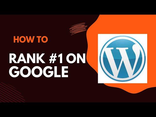 Wordpress SEO Tutorial  2022 Beginner Guide part 1  Rank#1 on Google