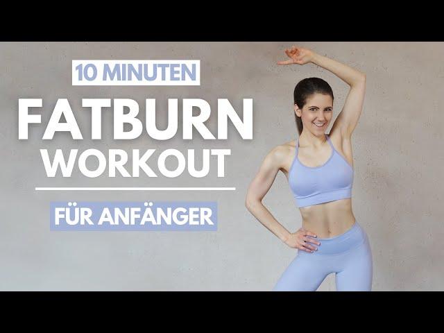 10 MIN Fat Burning Beginner Workout / Anfänger Workout ohne Springen, ohne Equipment  | Tina Halder