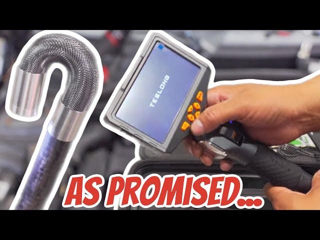 The anticipated, well-priced articulating borescope - TESLONG TD500 - New Release