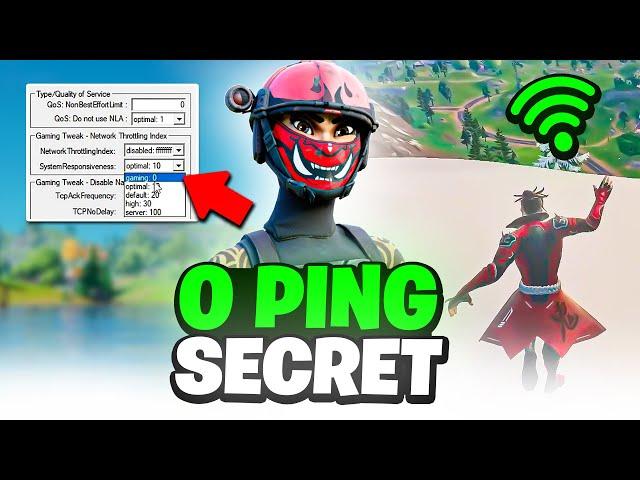 How PROS Get 0 PING and 0 DELAY In Fortnite!  (Lower Ping Guide 2025)