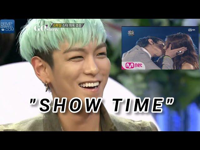 BIGBANG TOP Kiss Lee Hyori ; TOP SHOW TIME [English Sub]