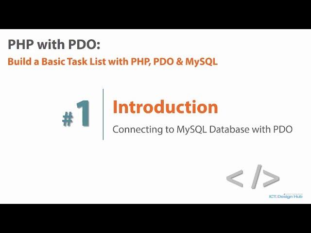 Connecting to MySQL Database with PDO