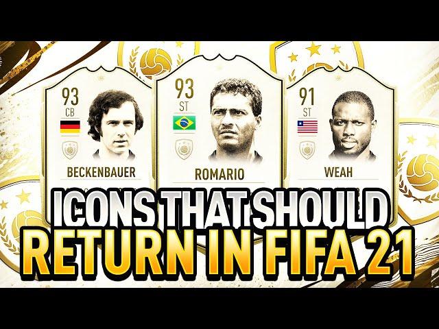 FIFA 21 | ICONS THAT SHOULD RETURN IN FIFA 21!!! (FT. ROMÁRIO, WEAH, BECKENBAUER AND MORE!!!)