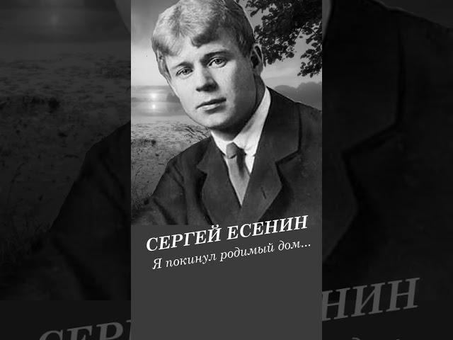 Поэзия под биты Сергей Есенин "Я покинул родимый дом..." Short